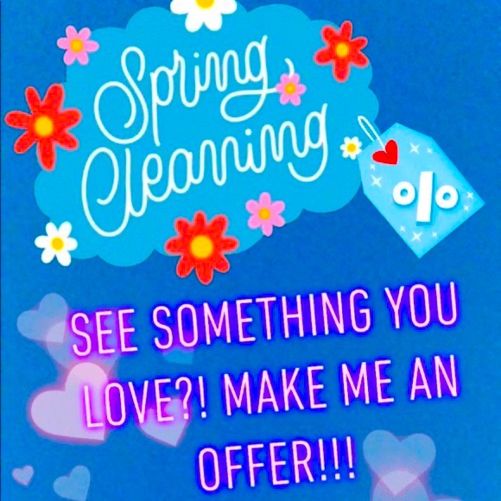Spring cleaning. Make me reasonable offer!!